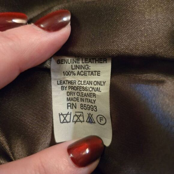 Rem Garson Suede Vest Brown Vintage Large - Picture 7 of 8